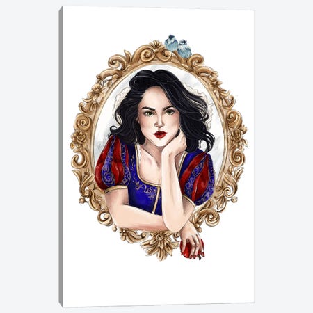 Snow White Inspired Portrait Canvas Print #ANX11} by Anrika Bresler Canvas Art Print