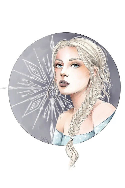 Queen Elsa Inspired Portrait