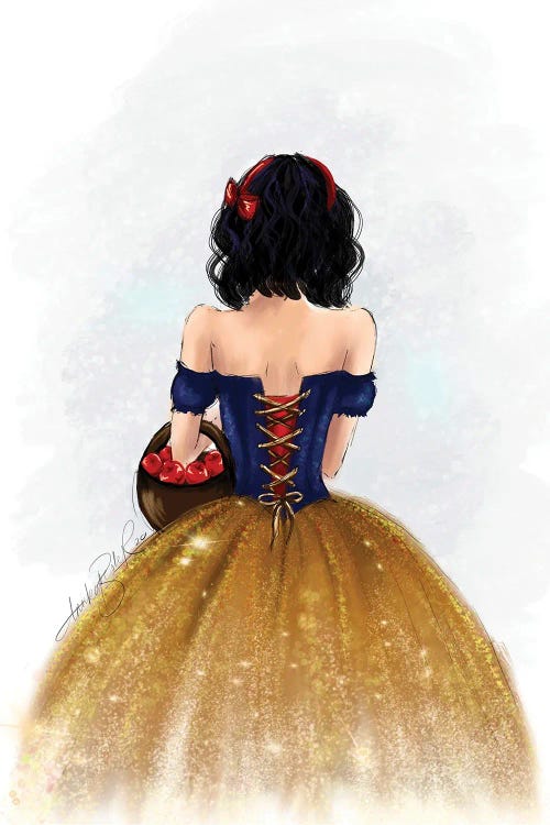 Princess Snow White Inspired Fashion Art