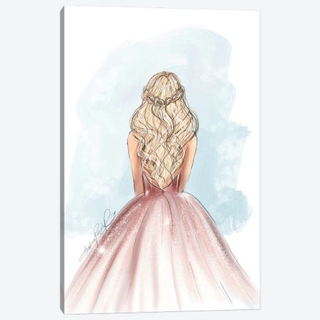 Princess Aurora Inspired Fashion Art Canvas Print #ANX19} by Anrika Bresler Canvas Art Print