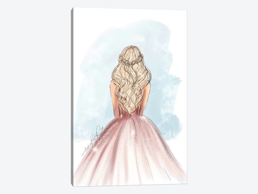 Princess Aurora Inspired Fashion Art by Anrika Bresler 1-piece Canvas Art Print