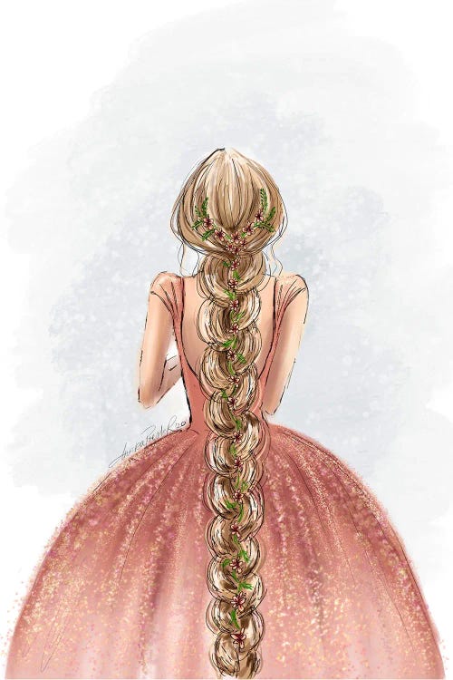 Rapunzel Inspired Fashion Art