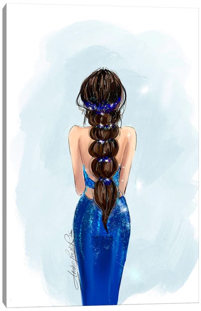 Princess Jasmine Inspired Fashion Art Canvas Art Print - Animated Movie Art