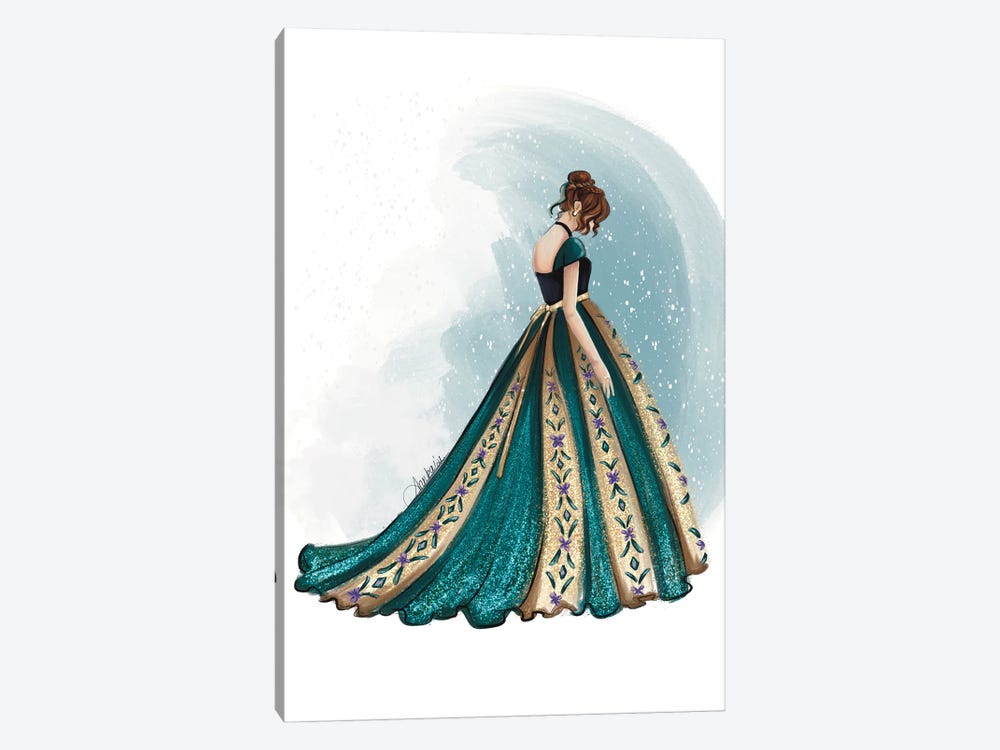 Happily Ever After Princess Anna by Anrika Bresler 1-piece Canvas Wall Art