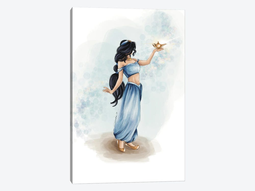 Happily Ever After Princess Jasmine by Anrika Bresler 1-piece Art Print