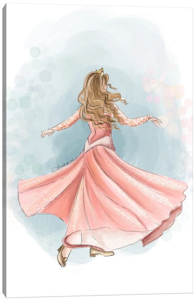 Happily Ever After Princess Aurora Canvas Art Print - Anrika Bresler