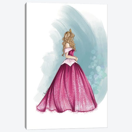 The Sleeping Beauty - Princess Aurora Canvas Print #ANX34} by Anrika Bresler Canvas Artwork