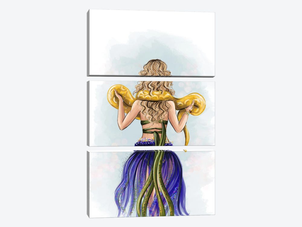 Slave for You - Britney Spears by Anrika Bresler 3-piece Canvas Print