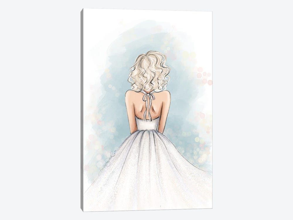 Marilyn Monroe - White Dress by Anrika Bresler 1-piece Canvas Art