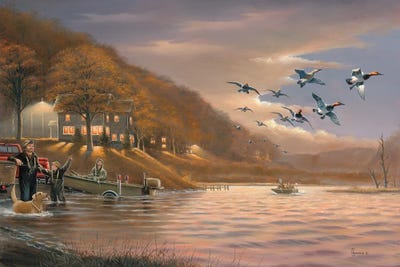 After Hours Canvasbacks by Anderson Art framed wall art