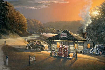 Goin' Fishin' by Anderson Art canvas print