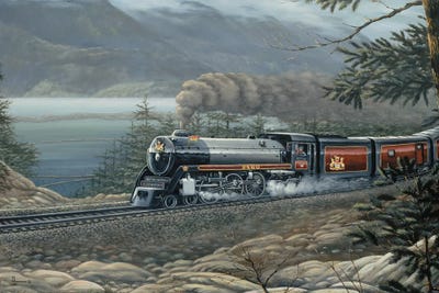 The Royal Hudson Train by Anderson Art framed wall art