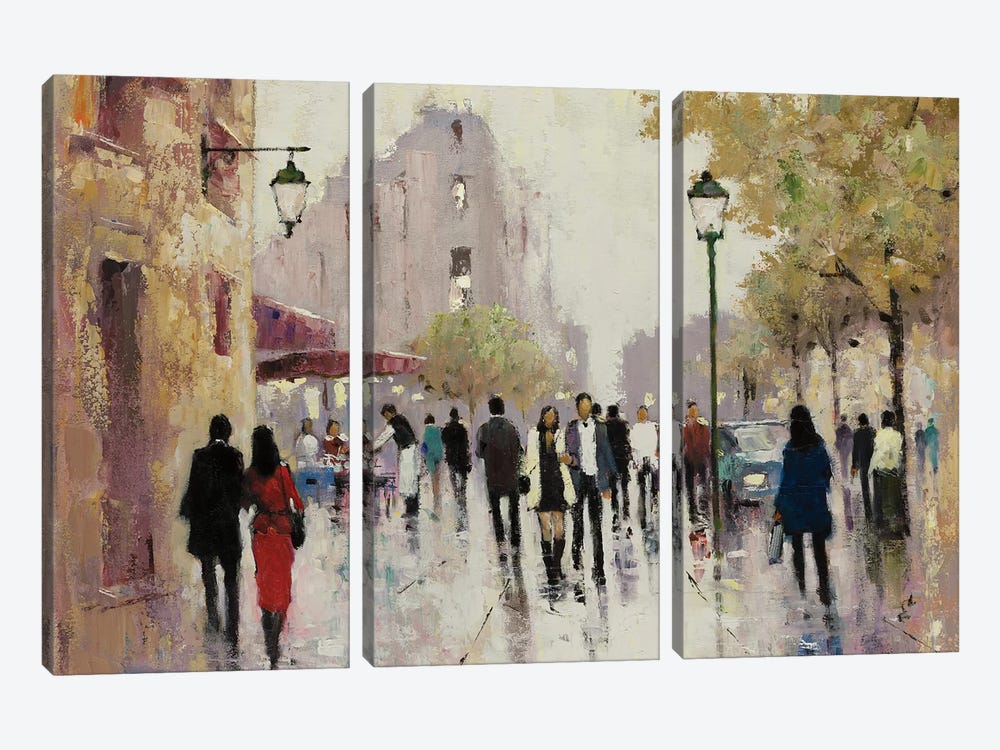 Paris Afternoon I by E. Anthony Orme 3-piece Art Print