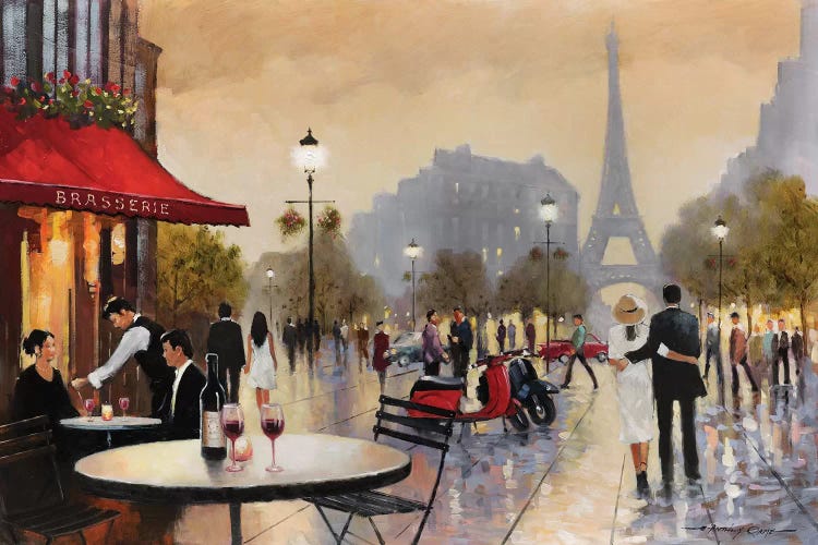 Paris Stroll by E. Anthony Orme wall art