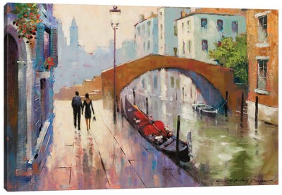 Venice Twilight Canvas Art Print - Venice Art