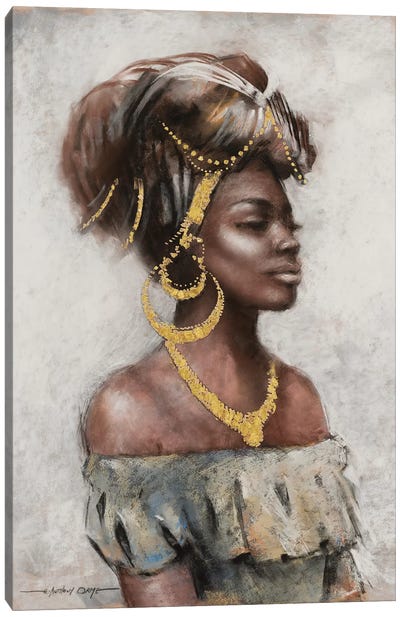 Beauty and Grace Canvas Art Print - African Heritage Art