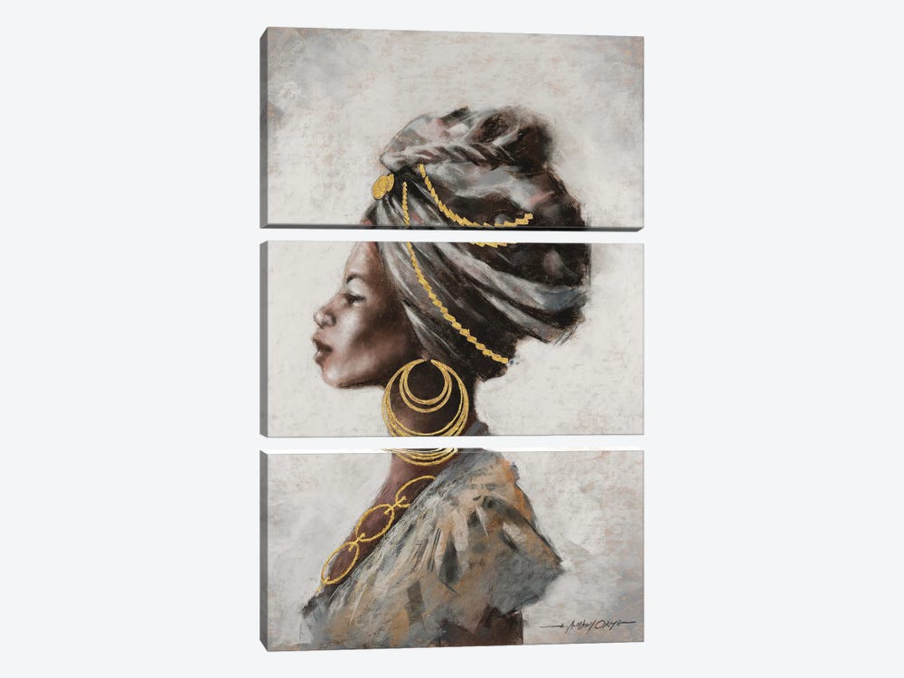 Beauty and Strength by E. Anthony Orme 3-piece Canvas Print