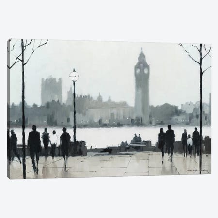 Morning London Canvas Print #AOR26} by E. Anthony Orme Canvas Art