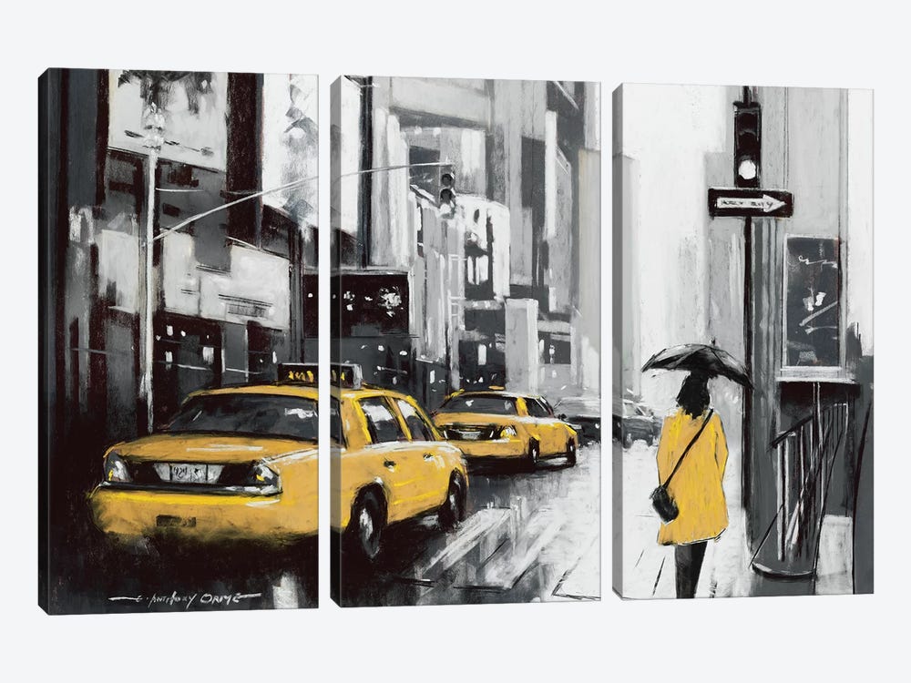 New York City I by E. Anthony Orme 3-piece Canvas Art Print