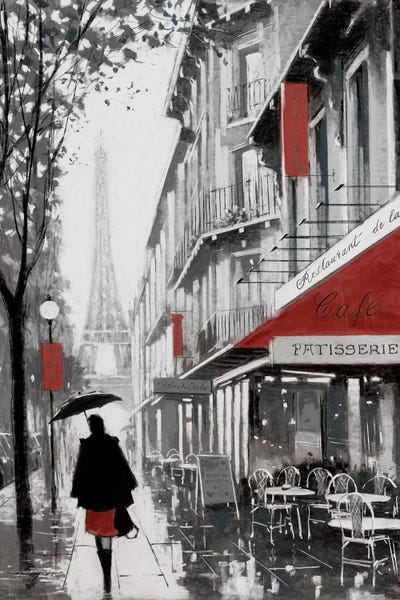 Streets: Rainy Paris I by E. Anthony Orme