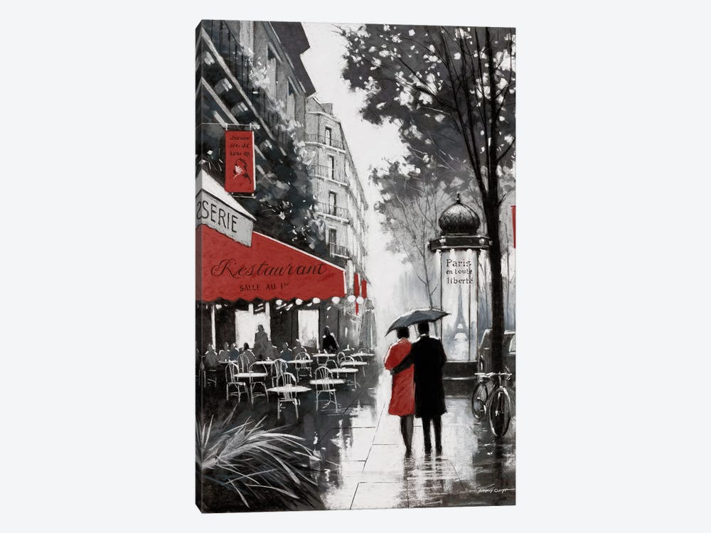 Rainy Paris II by E. Anthony Orme 1-piece Canvas Artwork