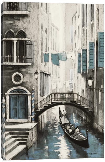 Venice I Canvas Art Print - Urban River, Lake & Waterfront Art
