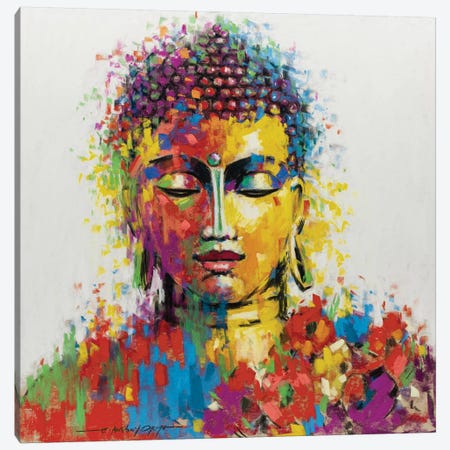 Buddha Canvas Print #AOR47} by E. Anthony Orme Canvas Wall Art