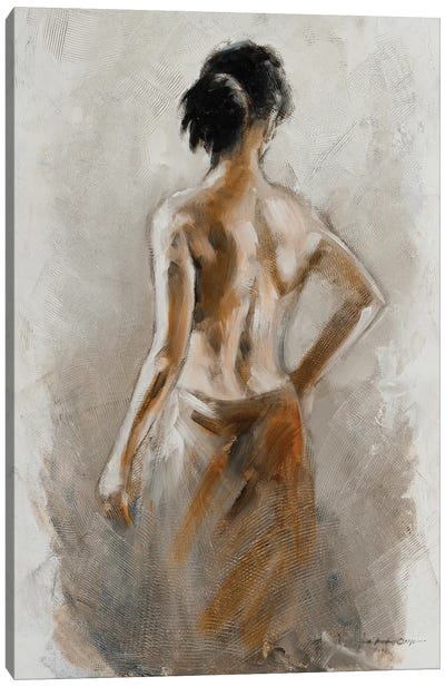 Spa Moment Canvas Art Print - Bathroom Nudes Art