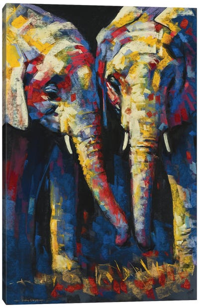 Vibrant Africa Canvas Art Print