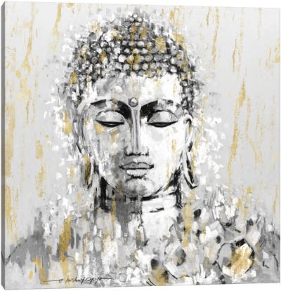 Simmering Buddha Canvas Art Print - Buddha