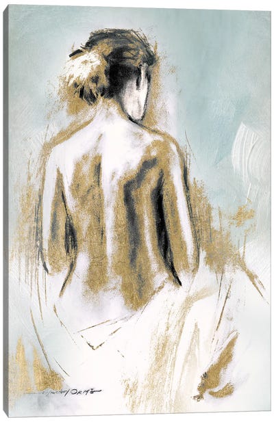 Figure in Golden Light I Canvas Art Print