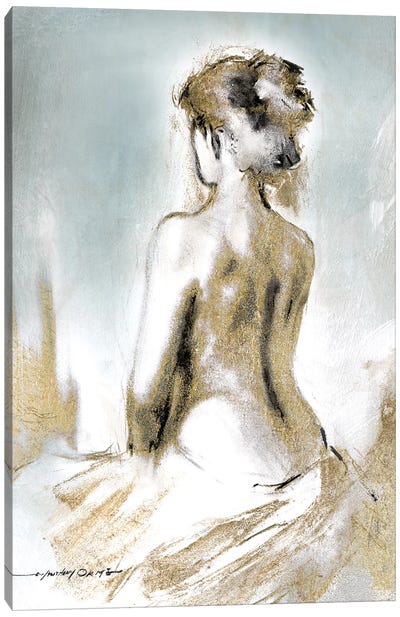 Figure in Golden Light II Canvas Art Print