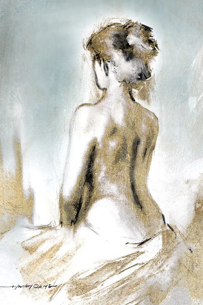 E. Anthony Orme: Figure in Golden Light II by E. Anthony Orme