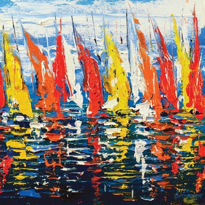 Abstract Seascape XI by Andrej Ostapchuk art print