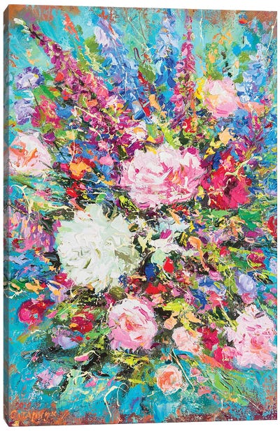 Bouquet Canvas Art Print - Artists From Ukraine