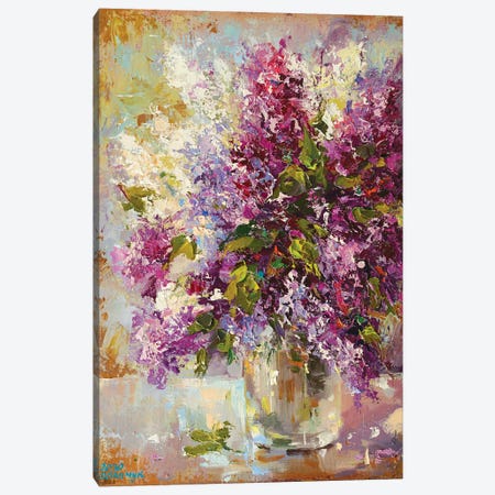 Lilac Canvas Print #AOS12} by Andrej Ostapchuk Art Print