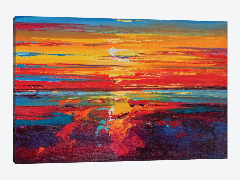 Abstract Seascape XII by Andrej Ostapchuk 1-piece Art Print
