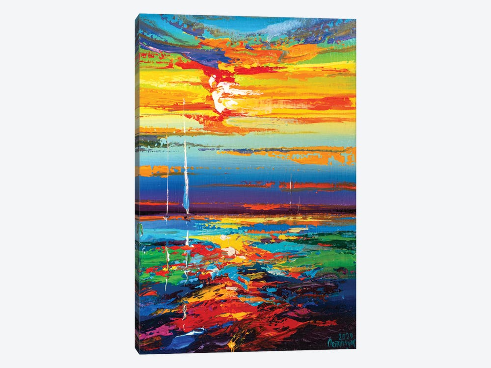 Abstract Seascape XVIII by Andrej Ostapchuk 1-piece Canvas Print