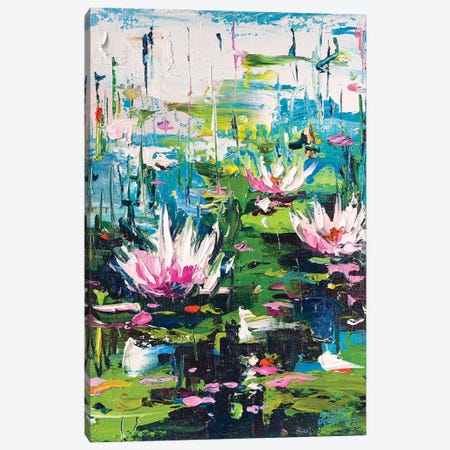 Water Lilies III Canvas Print #AOS47} by Andrej Ostapchuk Canvas Art Print