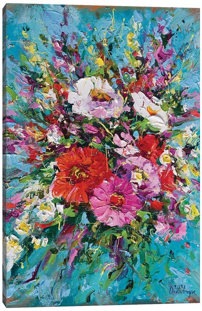Bouquet IV Canvas Art Print - Andrej Ostapchuk