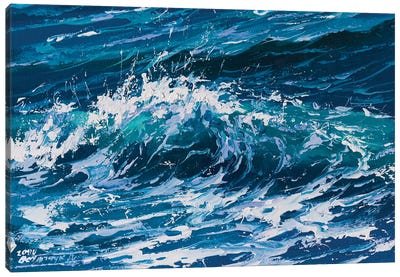 Wave V Canvas Art Print