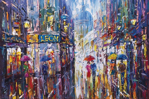 Andrej Ostapchuk: Abstract Cityscape London II by Andrej Ostapchuk