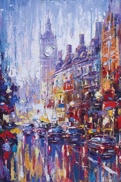 England: Abstract Cityscape London III by Andrej Ostapchuk