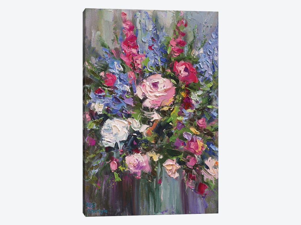 Bouquet VII by Andrej Ostapchuk 1-piece Canvas Artwork