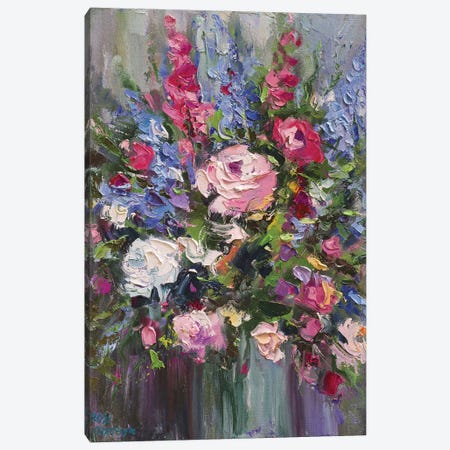 Bouquet VII Canvas Print #AOS64} by Andrej Ostapchuk Canvas Art Print