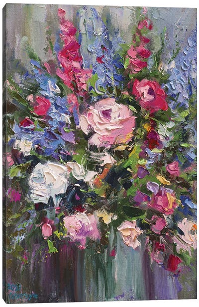 Bouquet VII Canvas Art Print - Andrej Ostapchuk