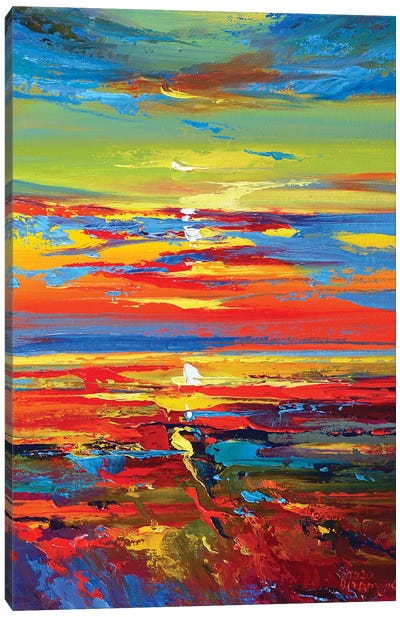 Abstract Seascape IV Canvas Art Print - Andrej Ostapchuk