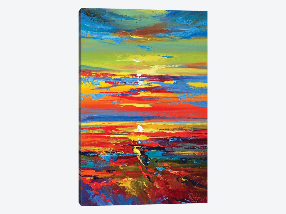 Abstract Seascape IV by Andrej Ostapchuk 1-piece Canvas Art