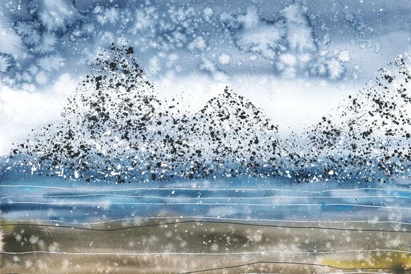 Ana Ozz: Mountain Landscape, Inspirational Coast by Ana Ozz