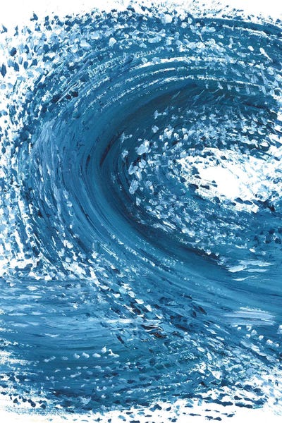 Seascapes: Blue Wave I by Ana Ozz